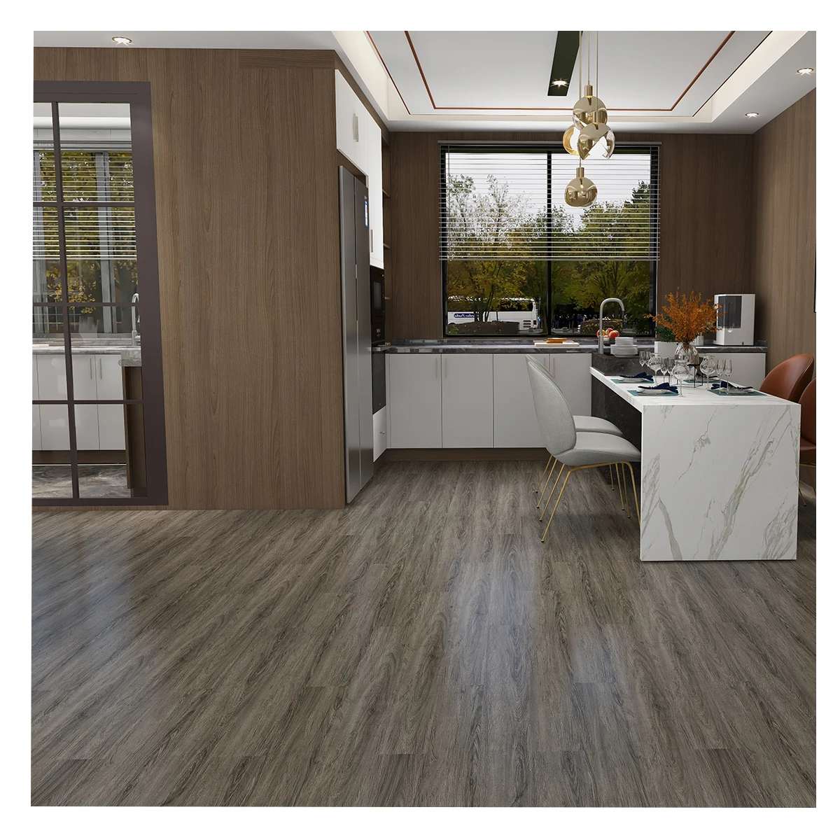 Водонепроницаемый ПВХ пластиковый пол/плитка/пробка