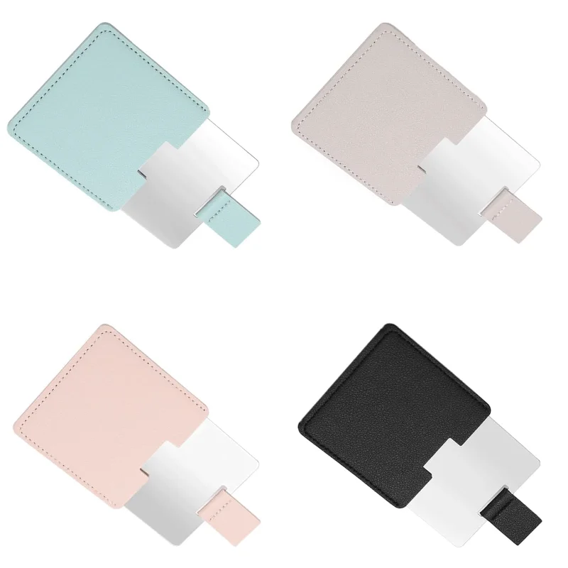 Unbreakable Mini Pocket Mirror Useful Stainless Steel Mirror Fashionable Square Mirrors