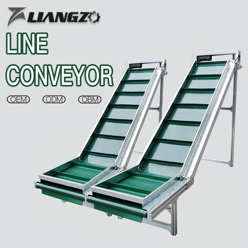 LIANGZO OEM Light Weight Quality Material Assembly Line Small Belt Conveyor Food Industry