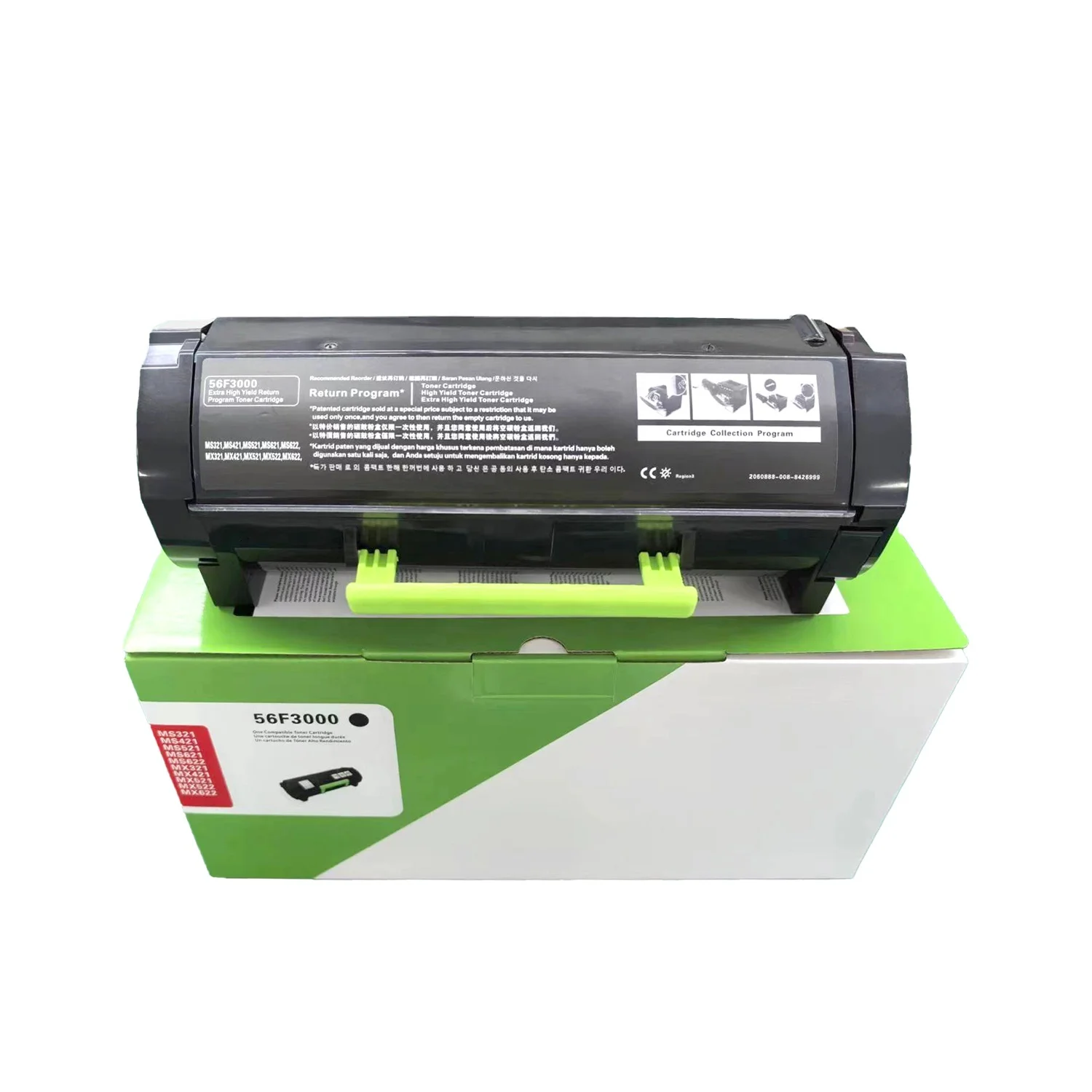 56F3000 for Lexmark Toner Cartridge for MS321 MX321 MS421 MX421 MS521 MX422 MX522 MS621 MX622 Printer Toner