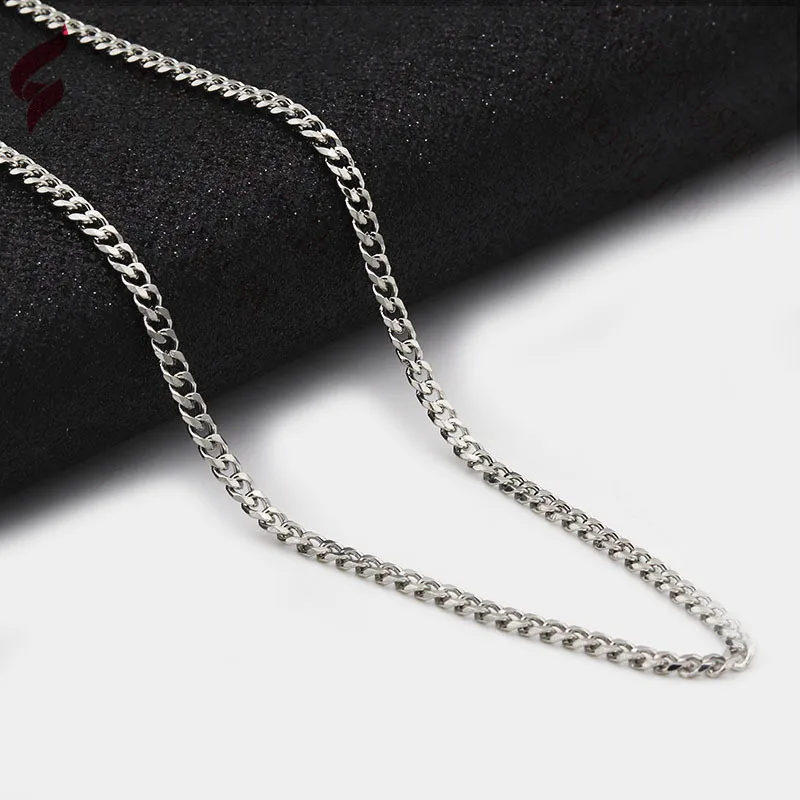 Personalized custom chain jewelry stainless steel chain necklace bulk jewelry chain for jewelry making