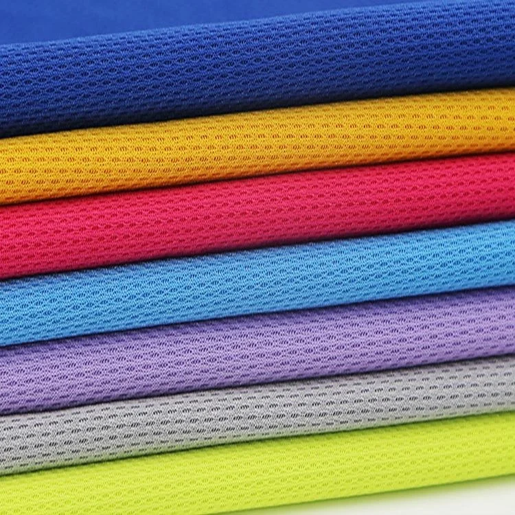 Wholesale plain 3d mesh breathable sport baseball uniform fabric