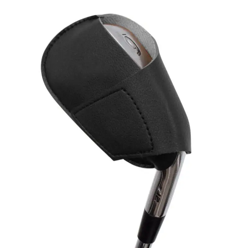 Hot selling outdoor PU material golf iron head cover for right-handed golf clubs golf club protector
