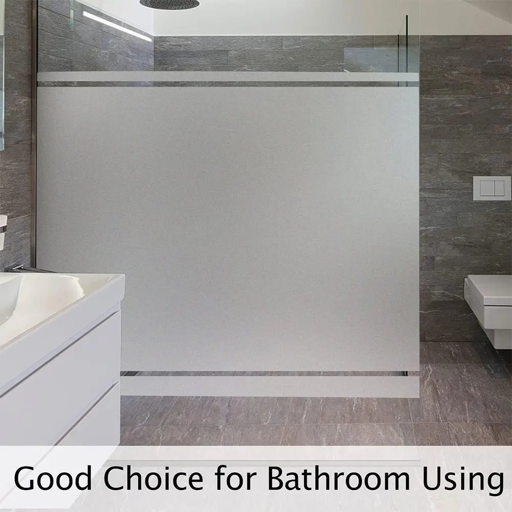 High quality strong glue white matte window film decoration white frosted film privacy protect opaque glass window building film