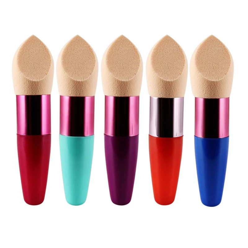 ZNYBEAUTY Factory Wholesale Makeup Blender Mushroom Head Makeup Sponge With Handle Makeup foundation Sponge Brush
