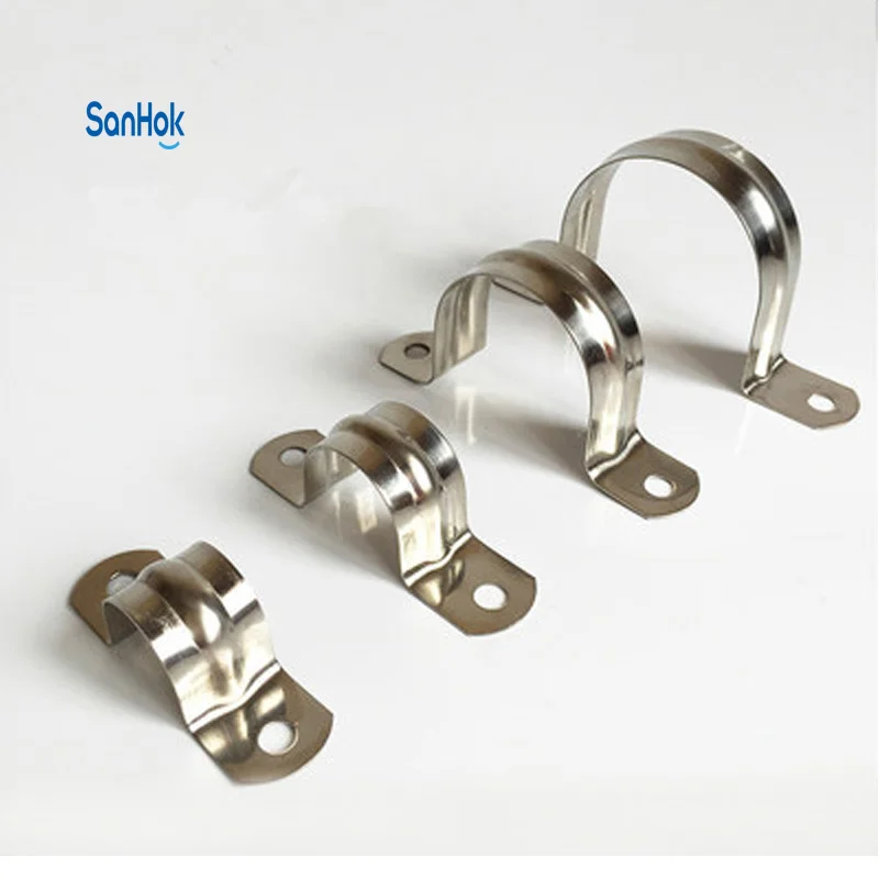 Manufacturer Customized Stainless Steel Metal Conduit Saddle Pipe Clip