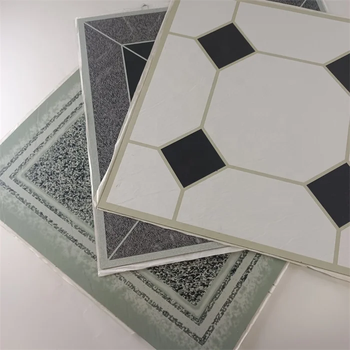 Top quality discontinued peel and stick vinyl flooring tile for wholesale