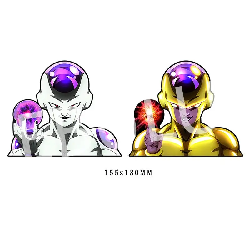 Водонепроницаемые пользовательские наклейки Manga DBZ Vegeta Motion наклейка линзовидная 3D Аниме для автомобильного холодильника ноутбука