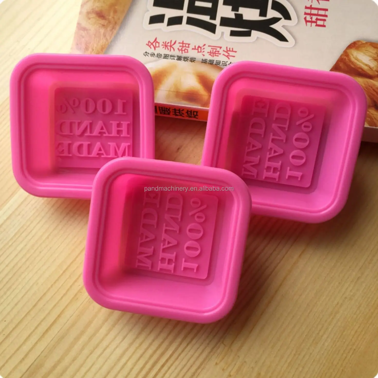Small handmade essential oil soap silicone mould