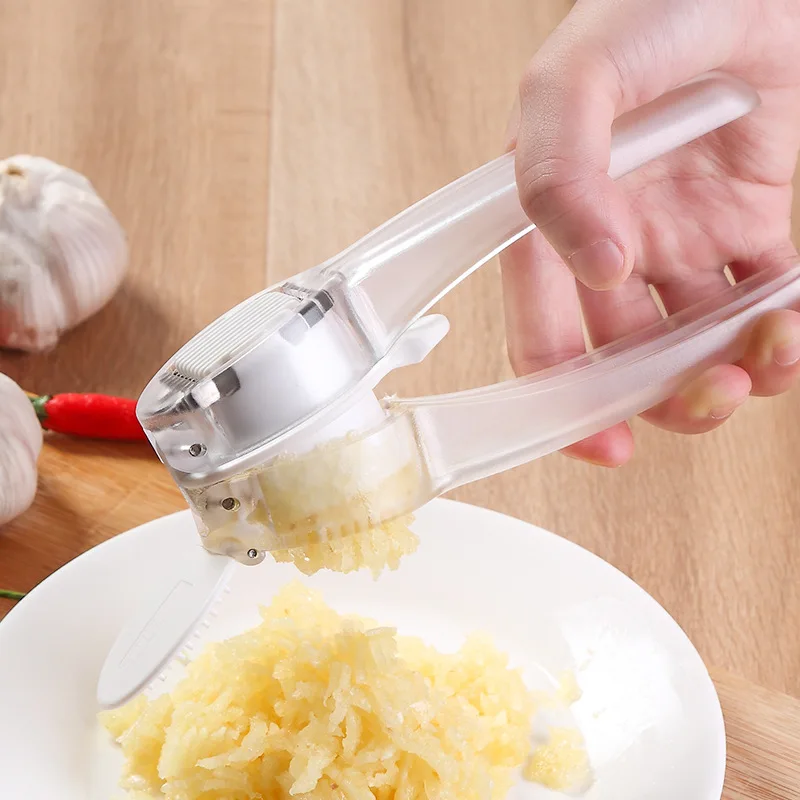 Multifunctional Creative Manual Garlic Mud Device Fashion Home Kitchen Gadget Double-sided Garlic Squeezer