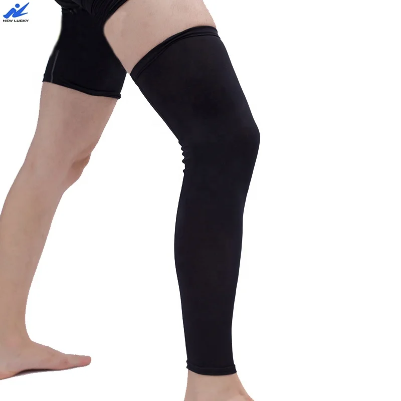 Compression Leg Sleeve Protector Infused Recovery Support Leg Full Leg Support Copper for Sports Adult Thin Basic Protection