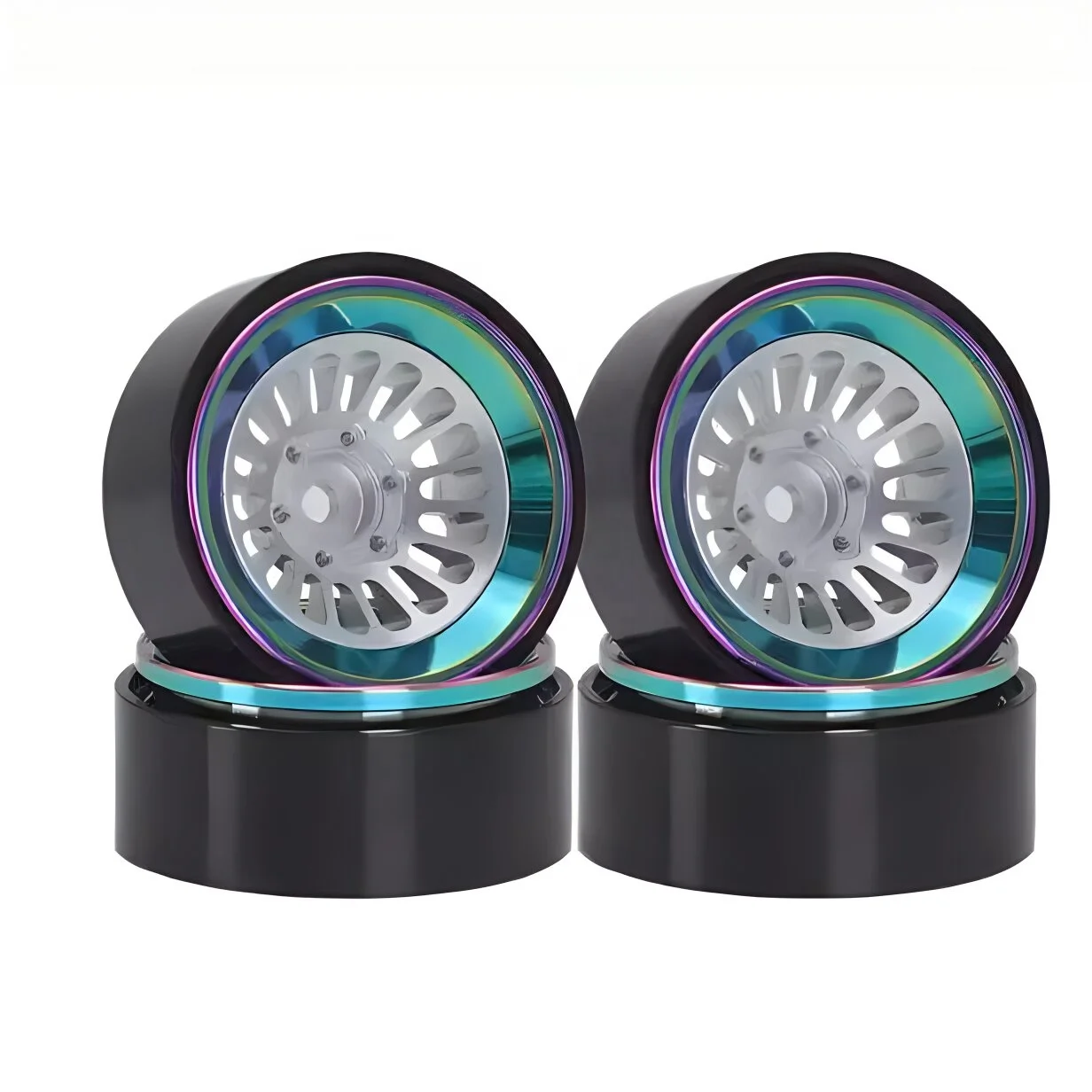 1.3 inch CNC aluminum wheel hub suitable for TRX4M SCX24 1/24 1/18 RC Car