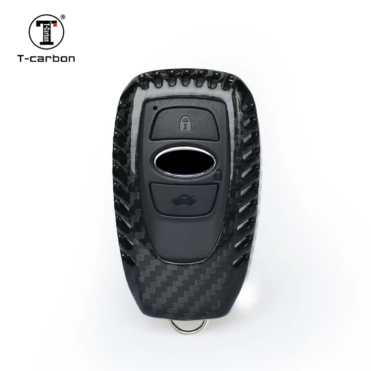 T-carbon Genuine Carbon Fiber keyless key fob cover CARBON FIBER KEY FOB COVERS 2015- WRX STI BRZ