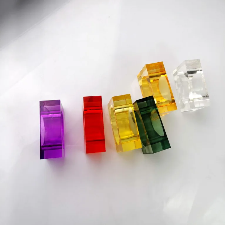 glass beads carrot napkin ring for wedding decoration