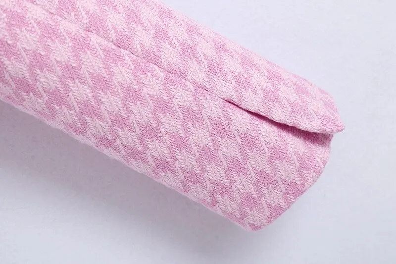 2022 Amazon Hot Women Fashionable Elegant Blazers Jacket And Shorts Set Tweed Fabric Women 2 Piece Shorts Suit Blazers Skort Set