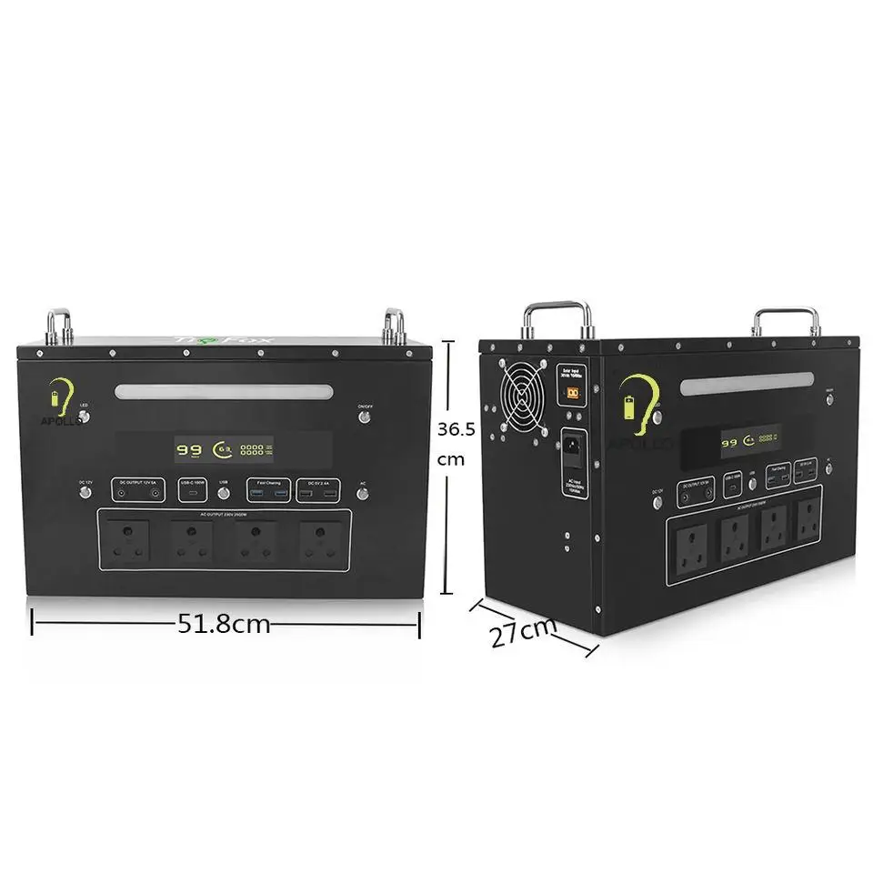Factory  Lithium  Battery Backup Portable Solar Power Station for Outdoor Power Supply 3000w  outdoor and indoor