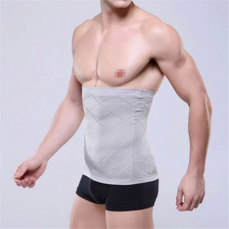 
wholesale shapewear Seamless Knitting Men Waist Trainer Shaper Wear High Elastic Mens Body Shaper Underwear 