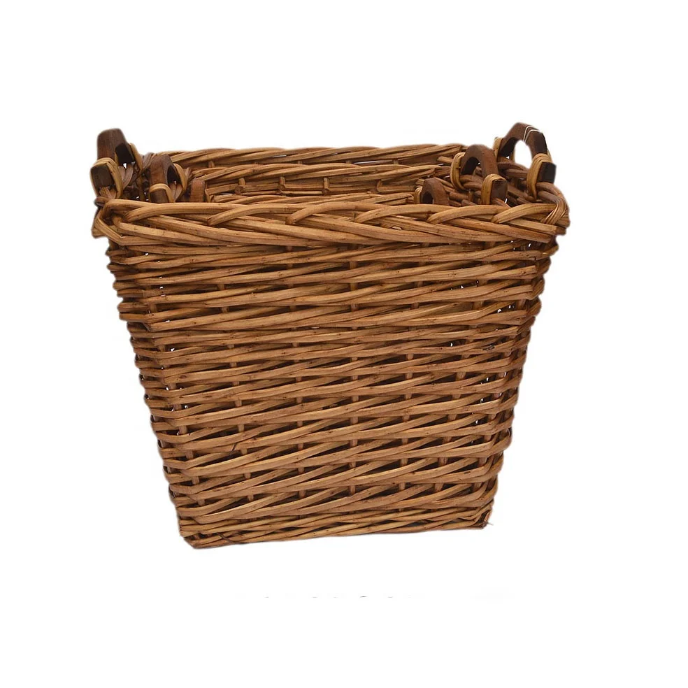 
Fair Trade Strong styles Long/Square Curved Creative Brown Big Wicker baskets Willow baskets 