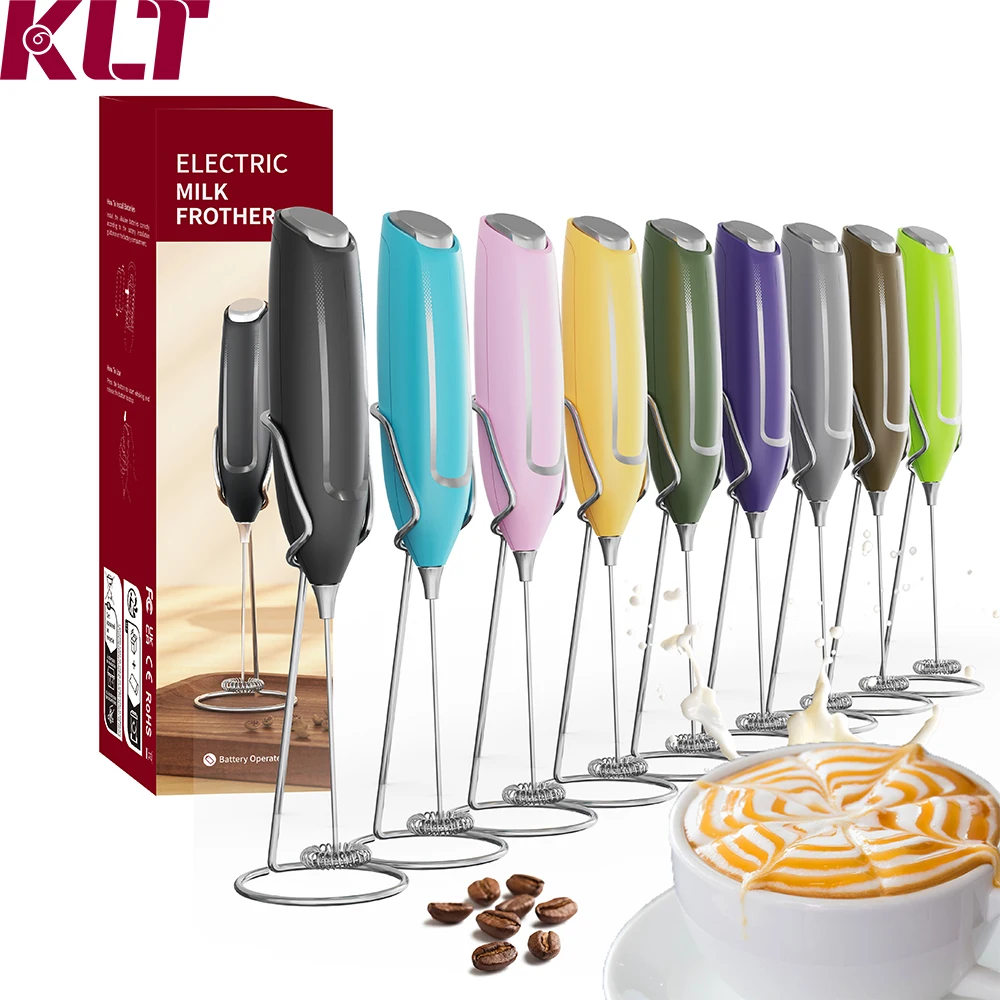 Factory wholesale handheld milk frother portable electric milk frother