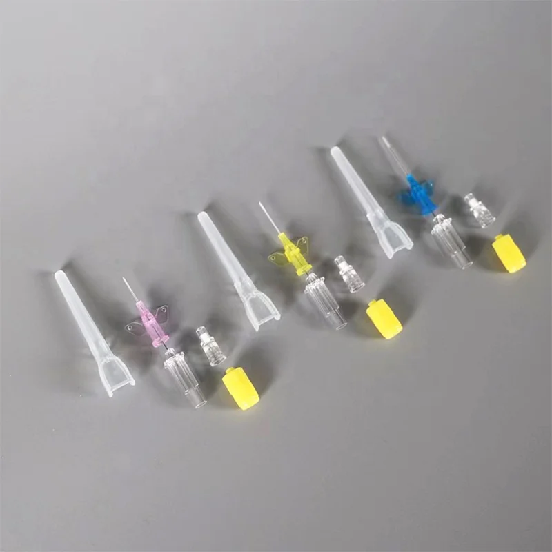 Manufacturer Price 22G 24G 26G Veterinary IV Cannula Catheter Medical I.V. CANNULA NEEDLES FOR PET USE