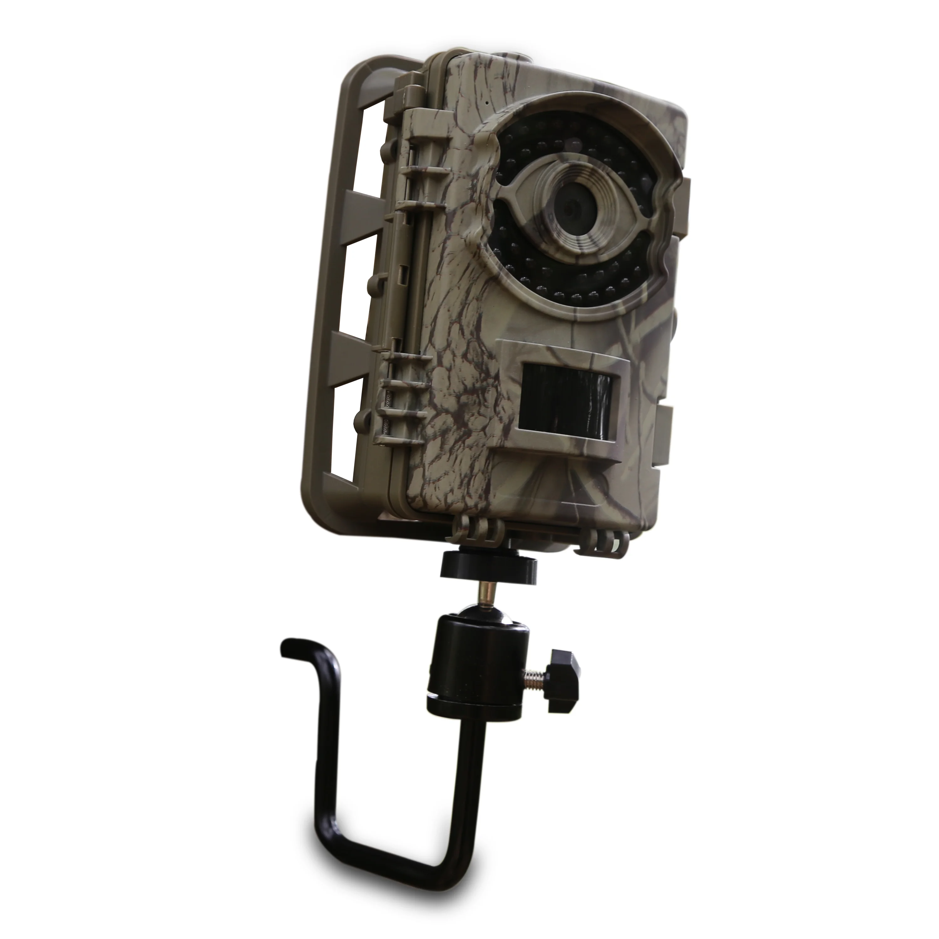 Factory Whole Sale Tree Mount Screw Hunting Camera Bracket 360 Degree Solar Panel Holder 2pcs / pack