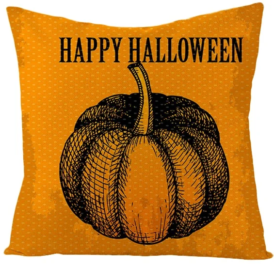 Fashion line cushion covers Halloween design cushion cover items  festival cushion covers decorative happy day pillow digital