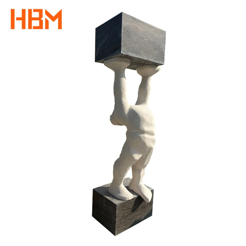 HBM Античная Художественная Декоративная скульптура абстрактное искусство гостиная свет Роскошная креативная мраморная статуя