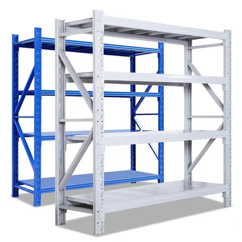 Customized Strong Loading Capacity Q235B Cold Rolled Steel Medium Duty Shelves Shelf Shelves