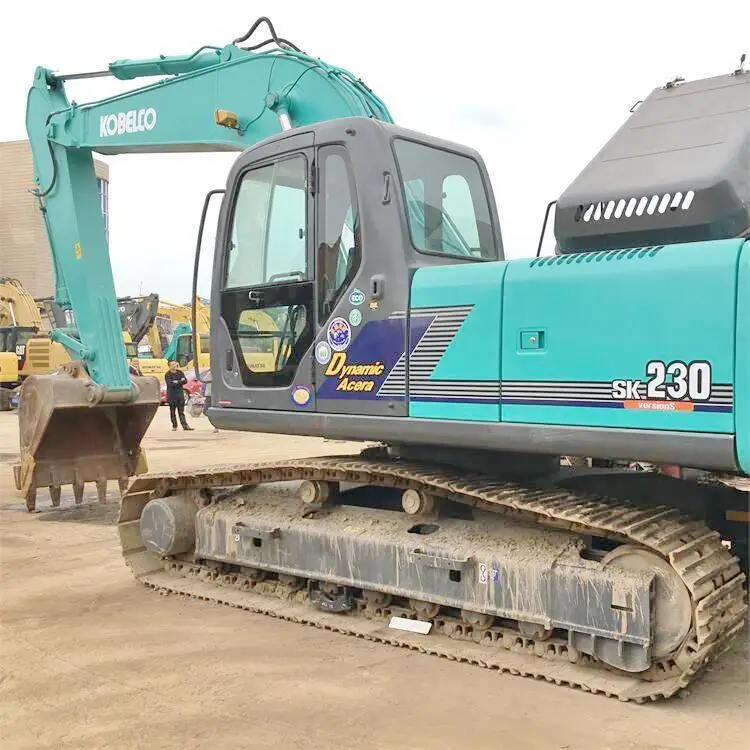 Heavy Duty Used Excavator Kobelco Sk230-6E final Price Japanese Sk230-6E