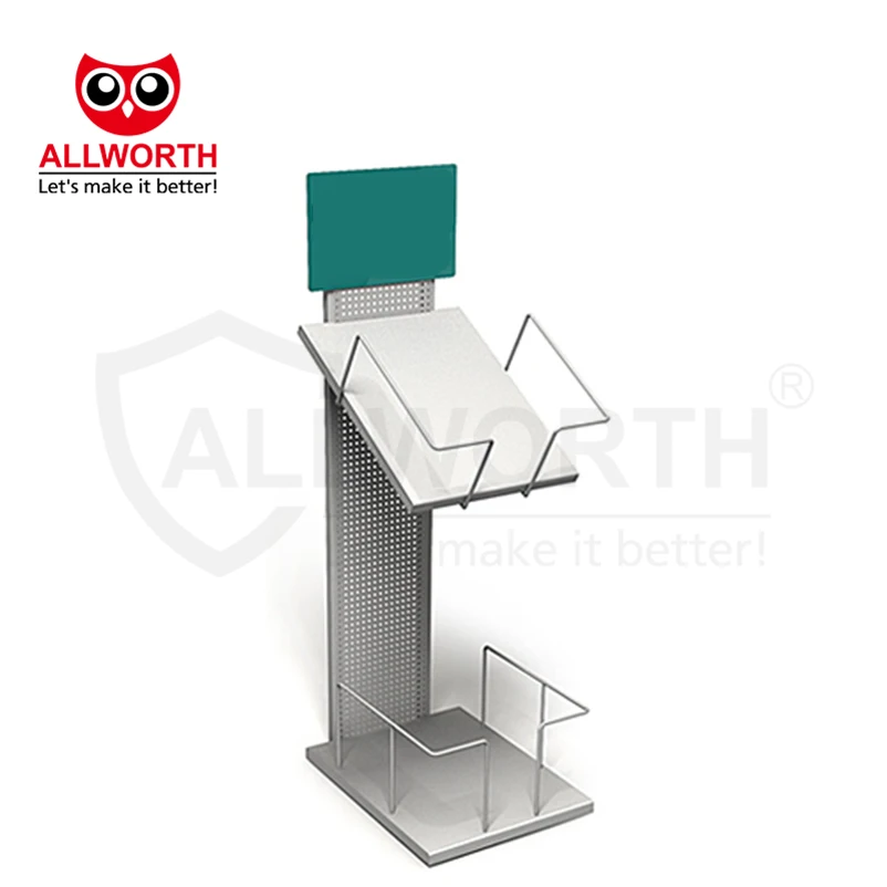 Free Standing Beverage Display Standard Utility Movable Promotion Display Stand
