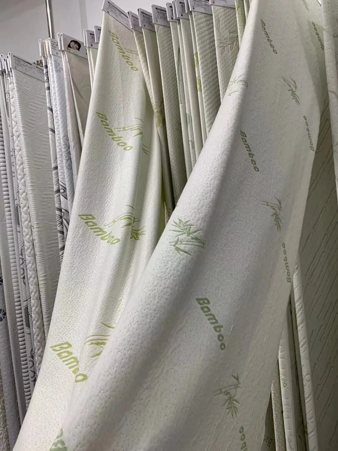 Good price bamboo fabric for mattress knitted