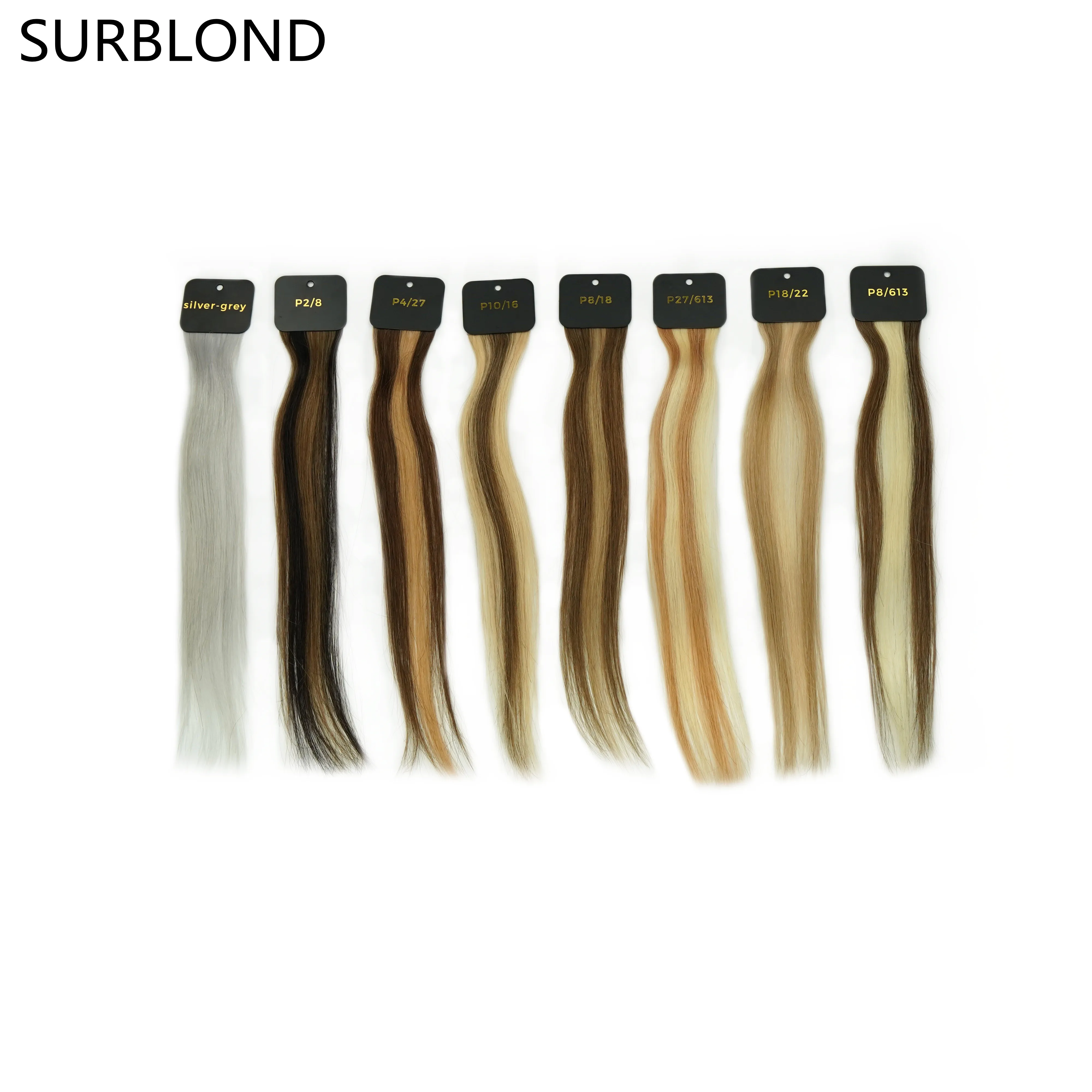Ethically sourced 100% human remy hair cuticle intact hot styles double drawn 12A color swatch
