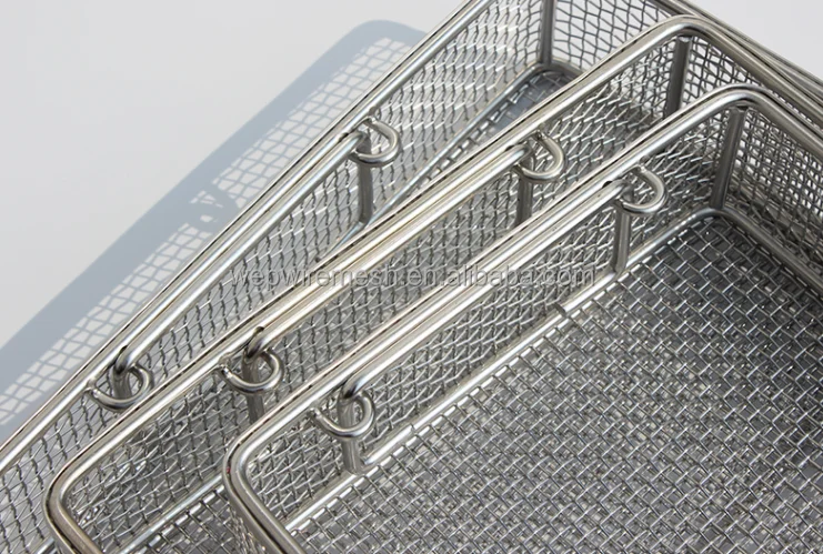 High quality Hotel Kitchen Equipment Stainless Steel 304 304L Fry Basket