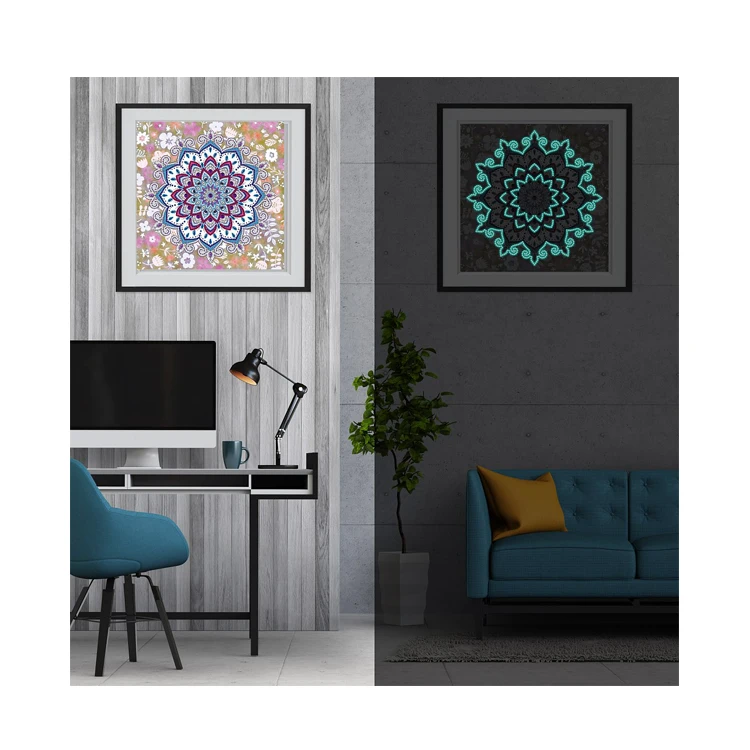 E-0120 Diamond painting full square round luminous 5D DIY diamond embroidery cross stitch rhinestone mosaic wall painting gift