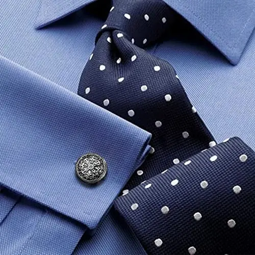 Custom Vintage Enamel Tuxedo Shirt Cufflinks for Regular Wedding Business Men Studs Set Accessories