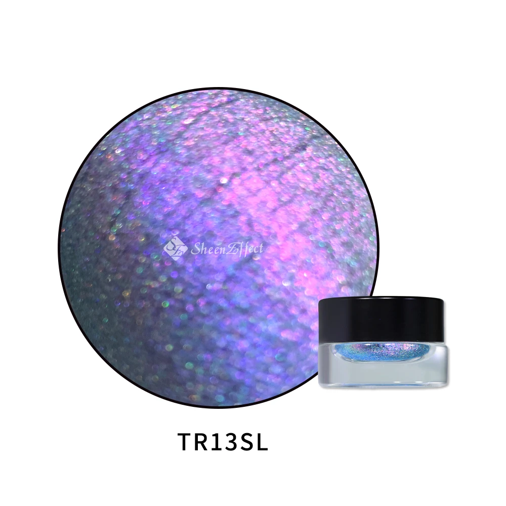 High Quality Multichrome Chameleon Glitter Eyeshadow Chrome Flakes Cream Makeup Liquid Pigment Gel Eyeshadow