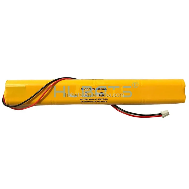 Hubats 9.6V NiCd battery aa 900mah for Emergency Lights Toys Nicd AA 9.6v 900mah 700mah Battery Pack for Exit lights