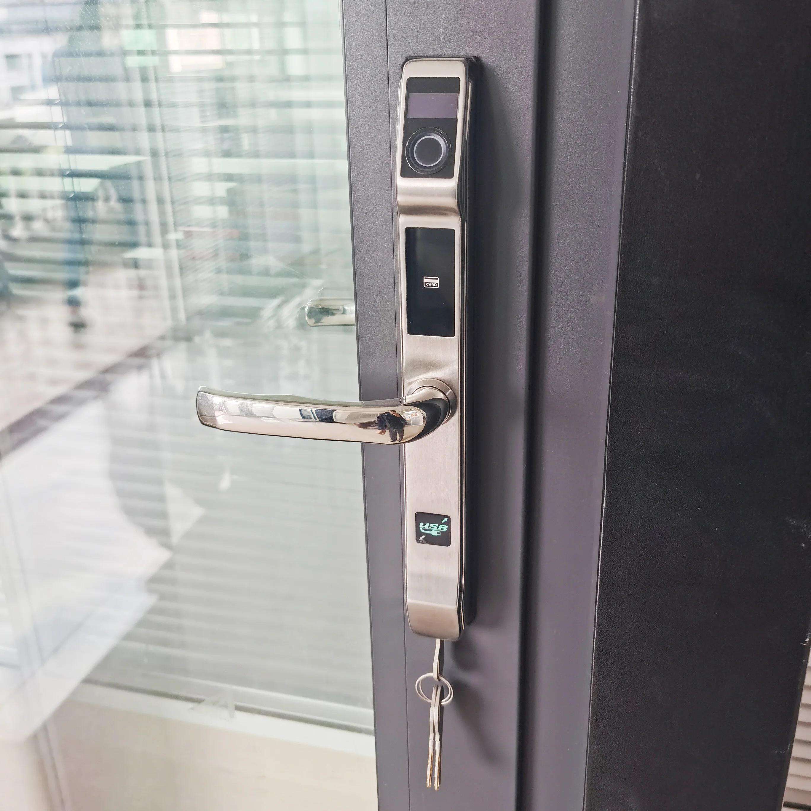 
Smart lock broken bridge aluminum waterproof wifi app smart door lock 