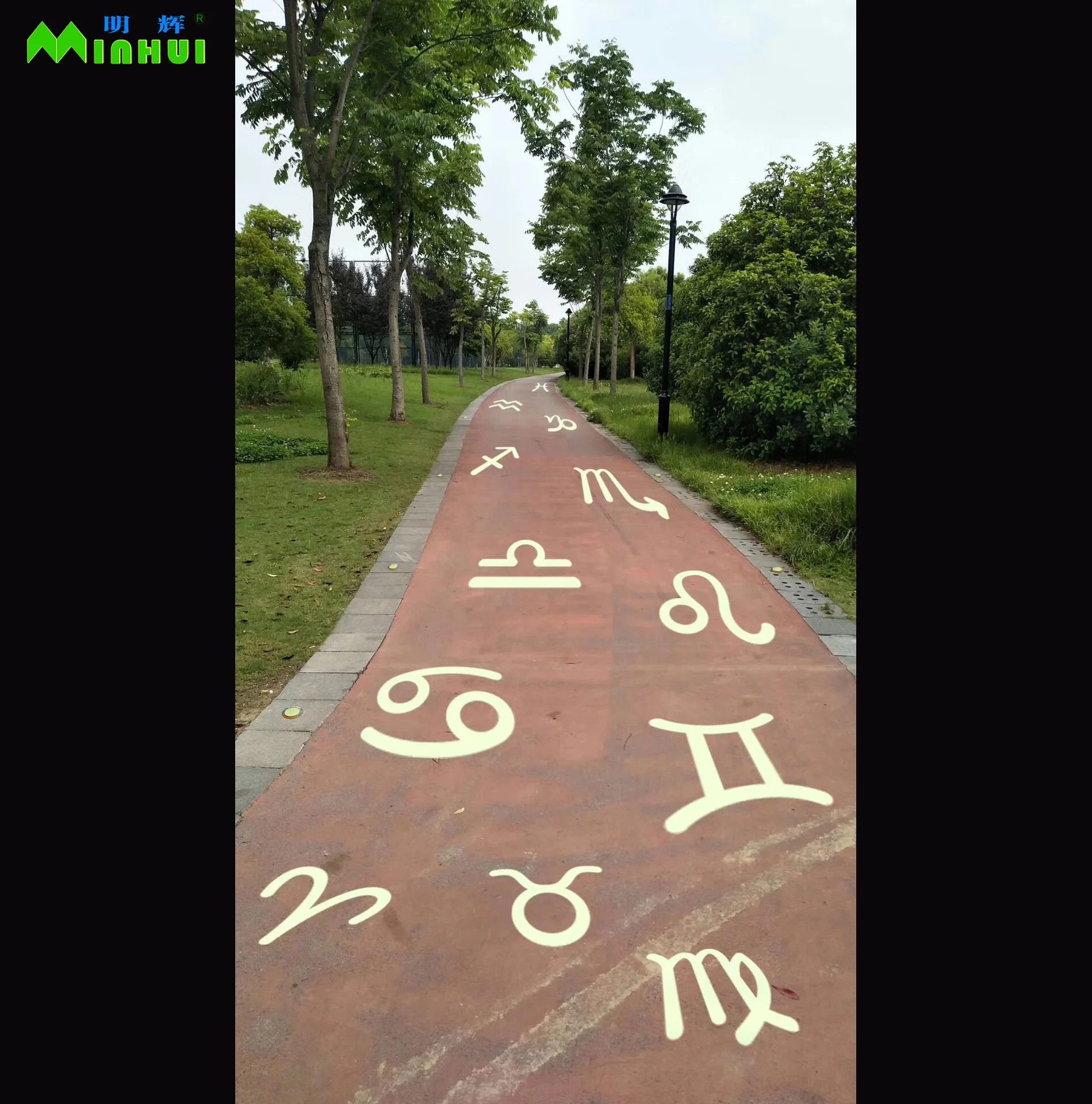 High Brightness Glow In Dark Stone, Paving Pebble, Cobble For Park, Garden, Greenway, Pavement