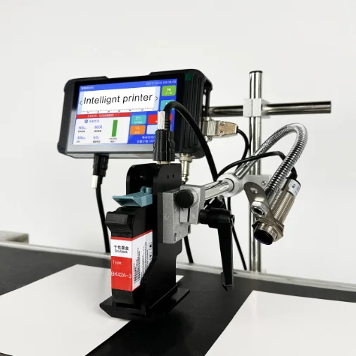 Wholesale Production Date TIJ Printer Industrial Ink Jet Online Printer Date Batch Code Printing Machine with Conveyor Belt