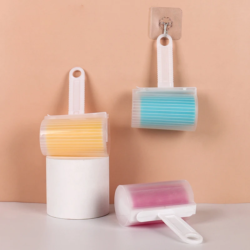 Amazon Fusselrolle Removedor Rodillo Pelo Gato Silicone Washable Reusable Pet Dog Cat Gel Dust Cleaning Hair Remover Lint Roller