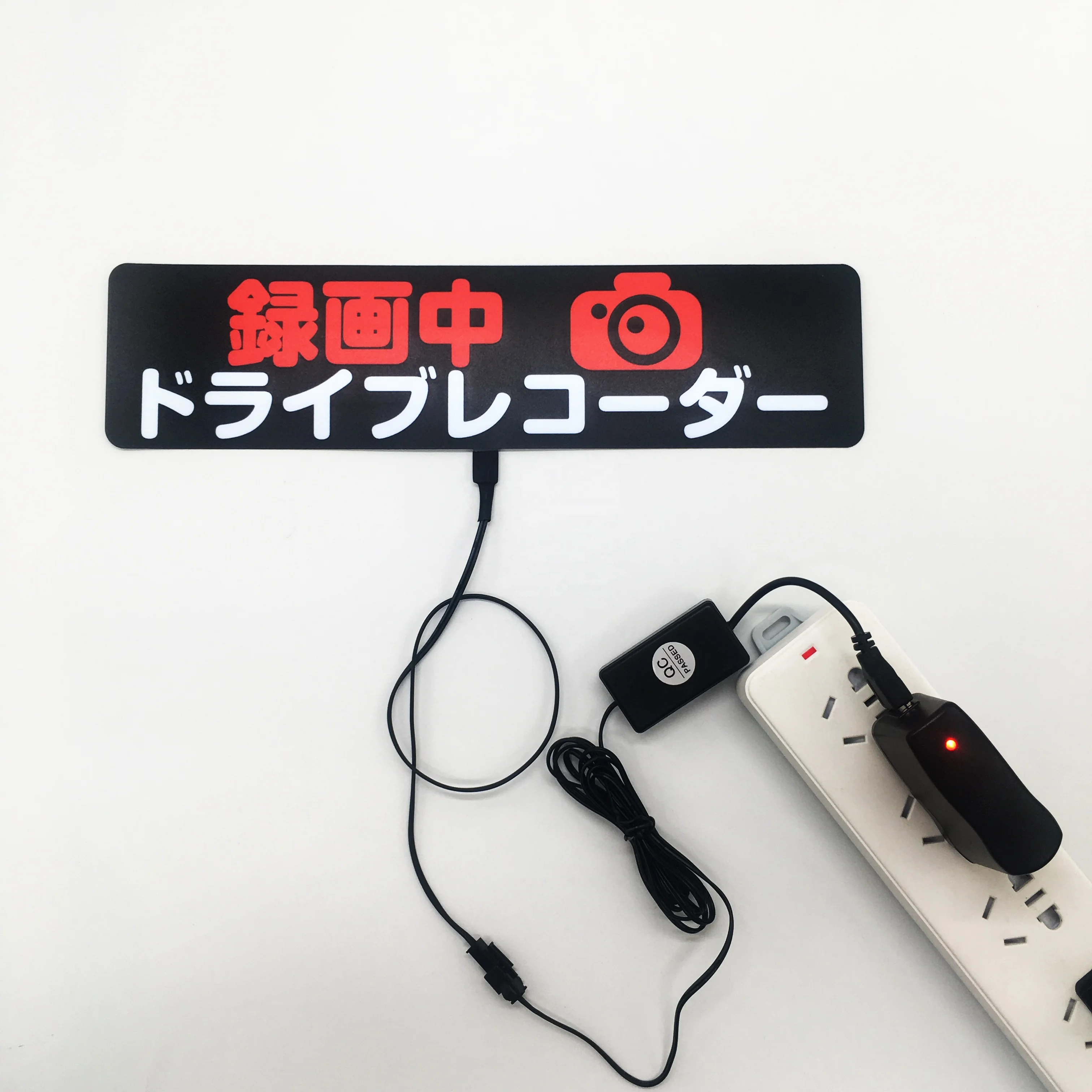 Customized EL lighting panel for Car sun visor EL car sign plate