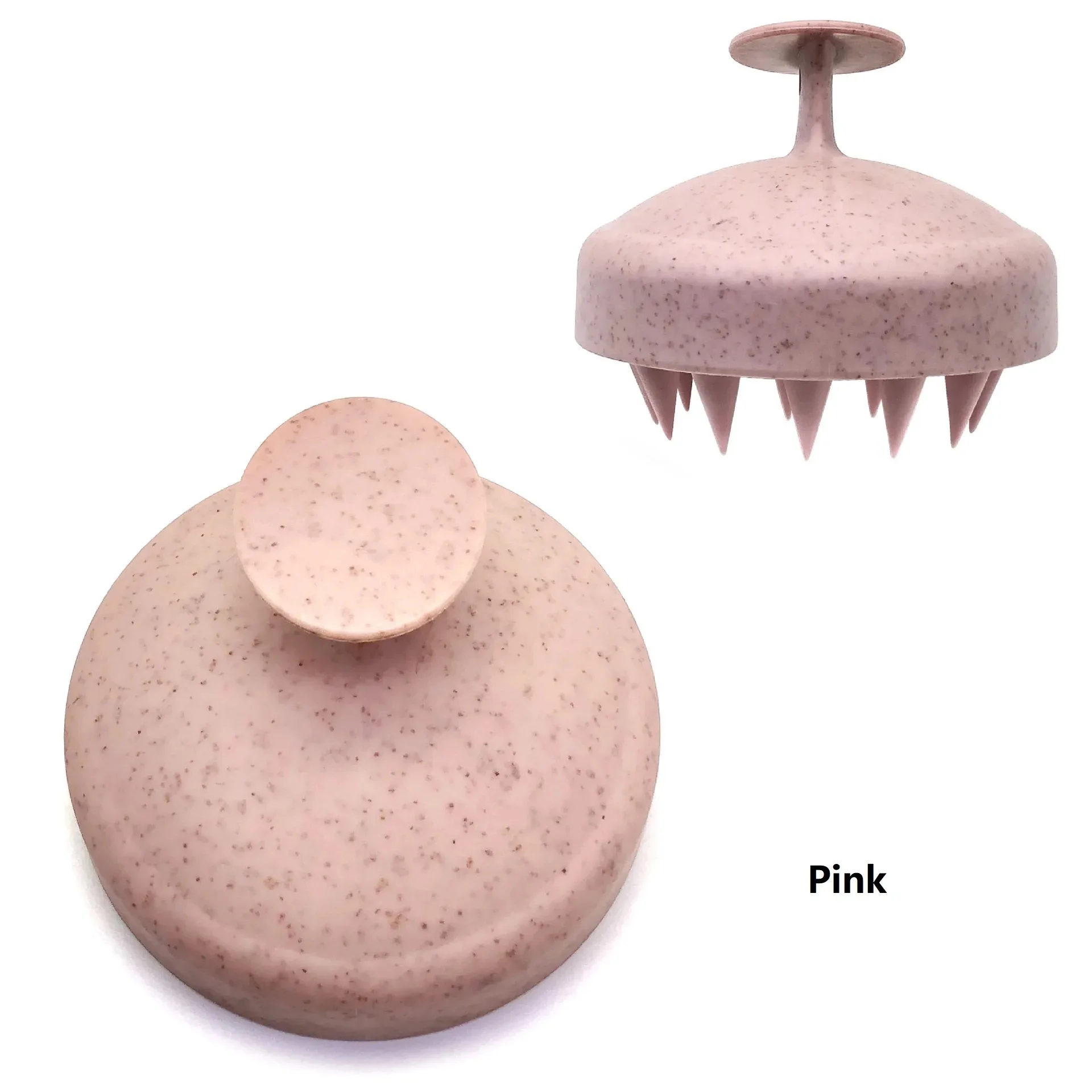 2 in 1 scalp massager brush Custom logo Silicon Hair Brush Wide Tooth Detangling Comb Scalp Massager Shampoo Brush