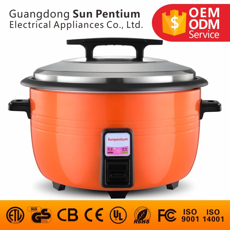 Лидер продаж, большая емкость, оптовая продажа, Электрический промышленный большой барабан для рисоварки, многофункциональный барабан для ресторана