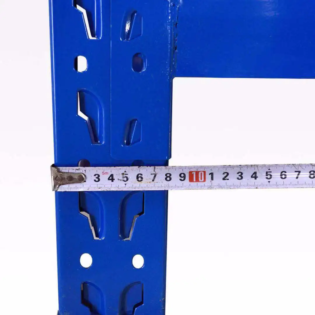 Heavy Duty 5 Layers Shelf Metal Steel Warehouse Stacking Storage rivet Shelving Rack black or hammertone color