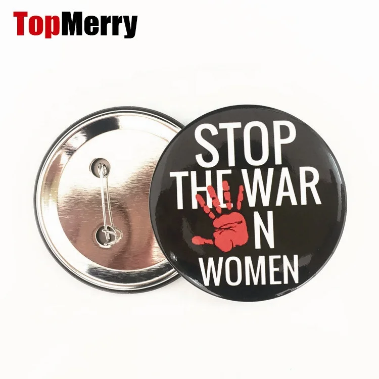 Custom logo pin metal badge