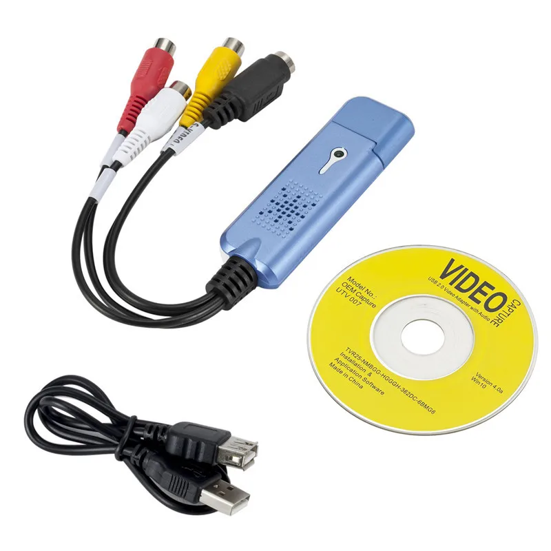 Плата захвата видео DV/TV/VHS AV USB DVD карта