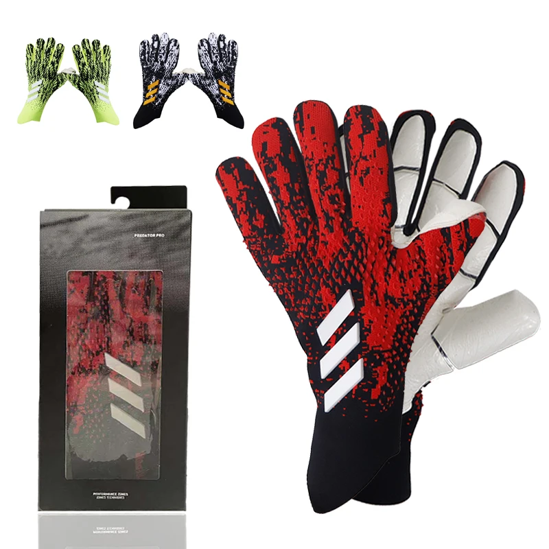Free sample hot sale goalkeeper gloves professional protect   4MM  latex 3D knitting Nylon football soccer  goalkeeper gloves