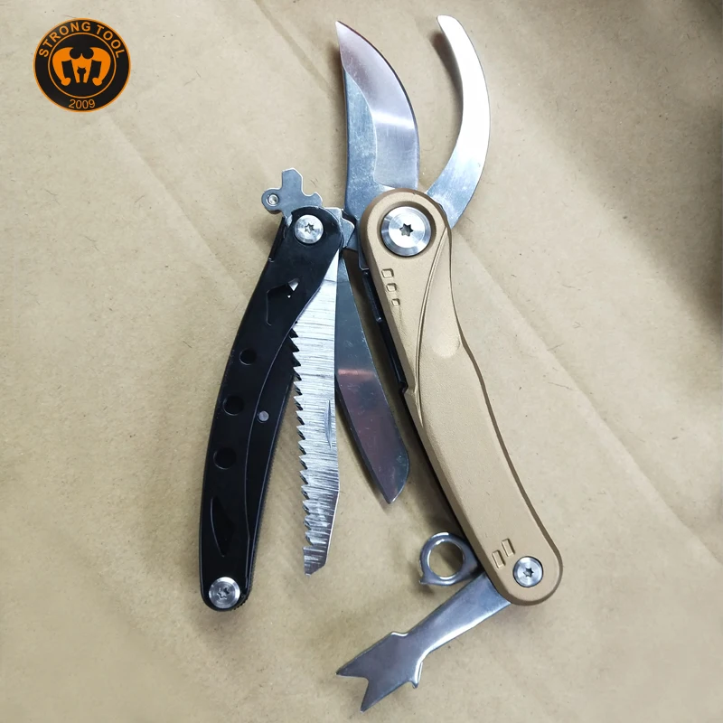 High Quality Professional  Multifunctional Gardening Shears Stainless Steel Garden Cutting Pruners