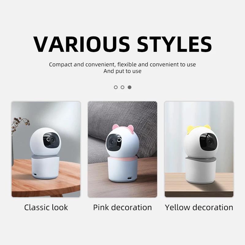 Tuya Smart Home WiFi Wireless Camera IP Camera Indoor Network Wireless security Network IP WIFI 360 bulb light Camera